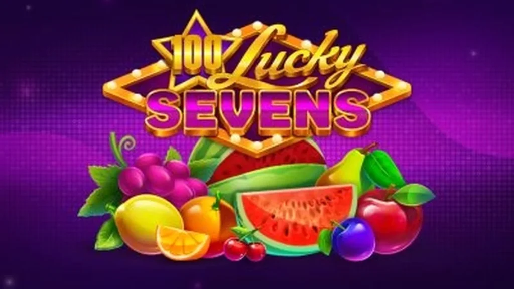 Tampilan layar permainan slot 100 Lucky Sevens dengan desain klasik